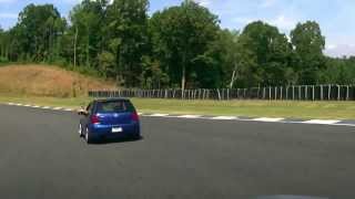 Tesla Model S at Atlanta Motorsports Park with Hooked on Driving 20 Sep 2013 [upl. by Yelnahs]