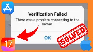 How to fix verification failed there was a problem connecting to the server on iPhone 2024  iOS 17 [upl. by Walke286]