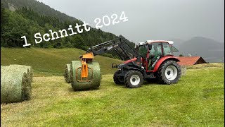 1 Schnitt 2024 in den Kärntner Alpen💪 New HollandLindner🇦🇹 [upl. by Ardnoet193]