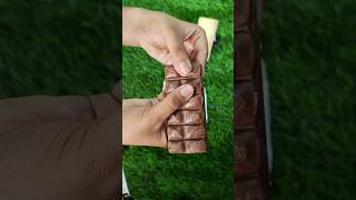 Dairy milk silk ganache 🍫 shortsyoutube chocolate dairymilksilk chocolatebrand shortsfeed [upl. by Gisella]