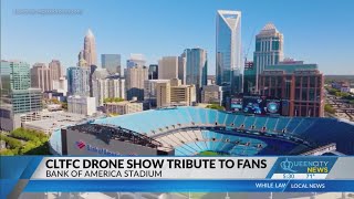 Charlotte FC drone show for the fans [upl. by Annayd131]