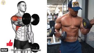 Best Boulder Shoulders Workout Routine 8 Best Shoulder Exercises [upl. by Tellford]