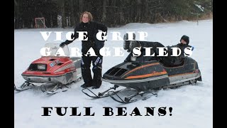 We Bought Vintage Snowmobiles from Vice Grip Garage and Let em Rip [upl. by Mikaela]