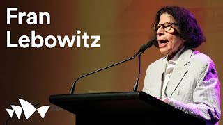 Whos afraid of Fran Lebowitz  all about women 2018 [upl. by Vargas]