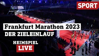 Frankfurt Marathon 2023  Die Zielkamera  heimspiel extra  Livestream [upl. by Bradski]