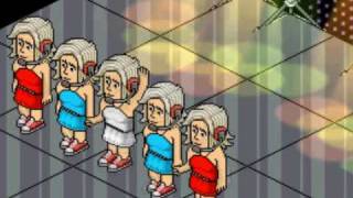 Habbocom  Standing Ovation Dance Off  By Nothing [upl. by Adham874]