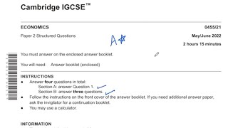 Tips and tricks to ace your Paper 2 of IGCSE Economics [upl. by Nyvar]