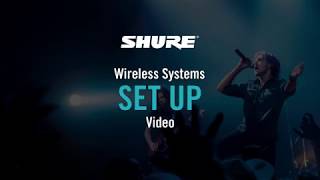 Shure Wireless Systems BLX Set Up Guide [upl. by Yclek]