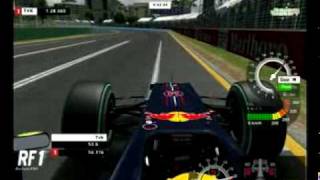 Australia  Albert Park Circuit  Onboard  127734  rFactor F1 RFT 2009 [upl. by Baerl]