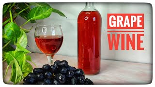 Perfect Grape Wine  Red Wine  Easy Homemade Wine  Potsamptreats  Grape Drink [upl. by Anabelle576]