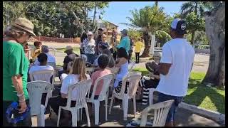 É uma Festa Cultural na Praça  Congresso de Poetas Trovadores da ACLAPTCTC na Barra do Jucu 2023 [upl. by Savior]