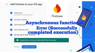 How does Asynchronous Function works for Firebase  Insert Data On Fire 🔥 store 2025 [upl. by Ijok]