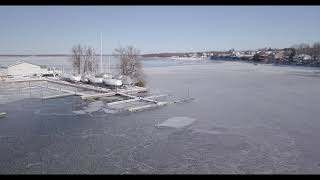 Sackets Harbor NY December 2017 Shot with DJI Mavic Pro Platinum [upl. by Ailimac]