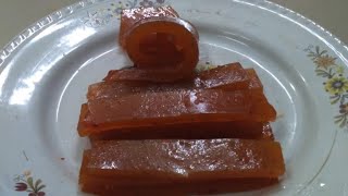 সহজেই বানানো কাঁচা আমের আমসত্ব রেসিপি Amsatwa recipe Mango bar recipe [upl. by Trumaine]