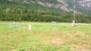 N334MT Lands in Bella Coola BC [upl. by Charla]