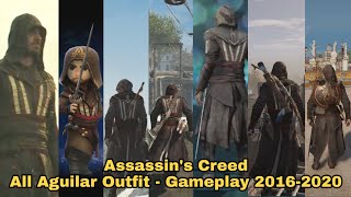 Assassins Creed All Aguilar Outfit  Gameplay 20162020 [upl. by Lacagnia]