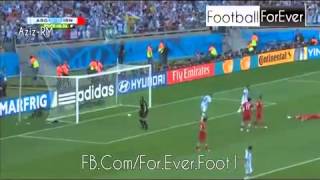 Lionel Messi Goal vs Iran 21062014 [upl. by Lelith614]