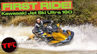 2023 Kawasaki Jet Ski Ultra 160 First Ride The Best NonSupercharged Jet Ski on the Market [upl. by Bree]