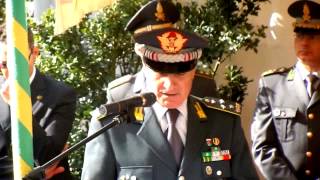 Colleferro Intitolata al Brig GB Marchetti la Tenenza della Guardia di Finanza [upl. by Ettevol]