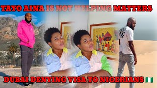 NIGERIANS SHOULD GO TO NAMIBIA IF DUBAI DENY YOU VISA SAYS TayoAinaFilms [upl. by Iznek140]