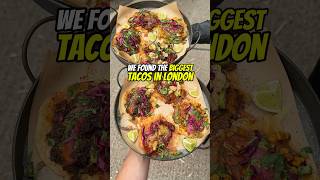 BIGGEST taco popup spot in London tacos shortsfeed londonfoodguide londonfood shorts food [upl. by Yderf508]