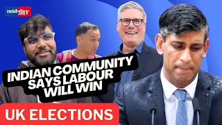 UK Elections 2024 Indian Community Predicts Labour Victory Praise Rishi Sunaks Performance [upl. by Edivad266]