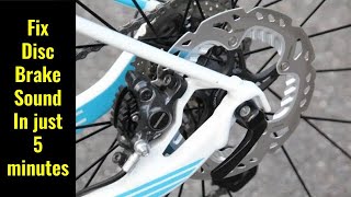 How to Repair Gear Cycle Disc Brake Rubbing Sound  Cycle Disc Brake Noise  Cycle Rider Roy [upl. by Eedolem]