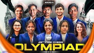 Chess Olympiad 2024 Round 5  India vs Azerbaijan Open India vs Kazakhstan Women [upl. by Nojad279]