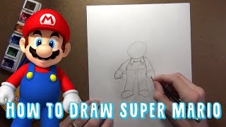 How to Draw Mario from Super Mario 3D World [upl. by Orola112]