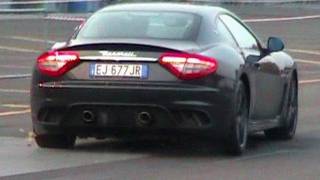 Maserati Granturismo MC Stradale amp Alfa 8C Acceleration SOUND [upl. by Clevey691]