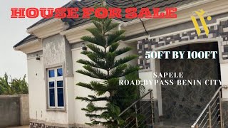 HOUSE FOR SALE IN BENIN CITY EDO STATE NIGERIA SAPELE ROAD BYPASS [upl. by Tooley258]