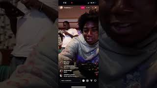 Fredo Bang Plays Unreleased Song Kicks A Female Out His Live For Capping😂 [upl. by Laws]