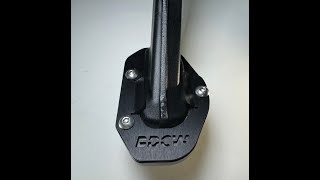 Black Dog Side Stand Enlarger for BMW R1300GS [upl. by Sukey]