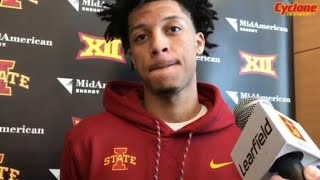 Lindell Wigginton We have to be superfocused during Big 12 slate [upl. by Aihpled]