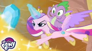 My Little Pony en français 🦄 DOUBLE ÉPISODE  Le Royaume de Cristal  La magie de lamitié  MLP [upl. by Bohlen846]