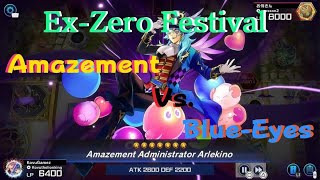 YuGiOh Master Duel Amazement Vs BlueEyes ExtraZero Festival [upl. by Cimbura557]