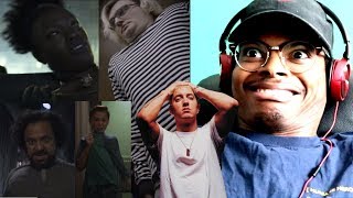 CRINGE ACTORS  Eminem  Venom MUSIC VIDEO  Reaction [upl. by Rednave]