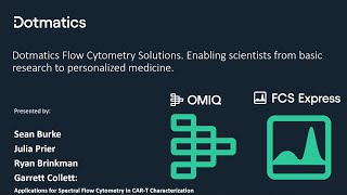 Dotmatics Flow Cytometry Solutions Enabling scientists form basic research to personalized medicine [upl. by Anicart450]