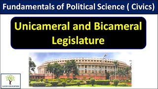 Unicameral and Bicameral Legislature  Indian Polity [upl. by Wilhelmina909]