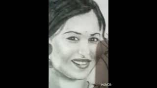 Artist shikha sharma potrait trending drawing viralvideo youtubeshorts shorts [upl. by Sanjiv]