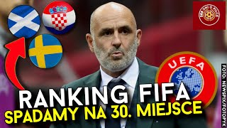 RANKING FIFA  REPREZENTACJA POLSKI SPADA NA 30 MIEJSCE  ROZSTAWIENIE I KOSZYKI ELIMINACJI MĹš 2026 [upl. by Nnylyaj]