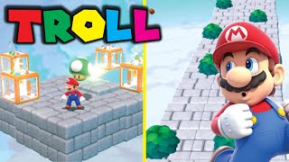 CRAZIEST Super Mario 3D World Troll Level FanMade First Ever Level [upl. by Serg694]