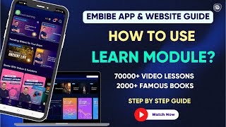 How to use the Learn module on the Embibe App  Embibe [upl. by Fifi]