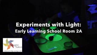 Reggio Emilia Inspired Preschool in Bristol CT Room 2As Experiments with Light [upl. by Etnahc]