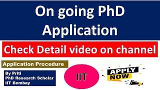 On Going PhD Admission 202425  PhD Admission 2024 [upl. by Veda291]