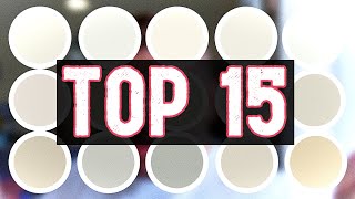 15 MOST POPULAR PAINT COLORS BY BENJAMIN MOORE [upl. by Dyke]