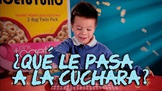 Cámara oculta de niños en El Hormiguero  Cuchara imantada [upl. by Collie]