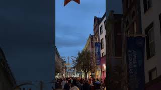 Beautiful Decoration at Dublin City Centre today Ireland viralvideo travel discoverdublin [upl. by Corbin]