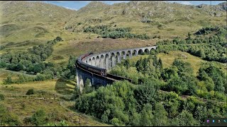 20230907 2 Scotland  The Glenfinnan Viaduct  The Jacobite steam train [upl. by Corder]