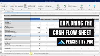 15 Exploring the Cash Flow Sheet Detailed Inflows amp Outflows  Standard Feasibility Module [upl. by Modnarb]